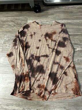 Lululemon Tie-Dye Long Sleeve Women's Top in Brown